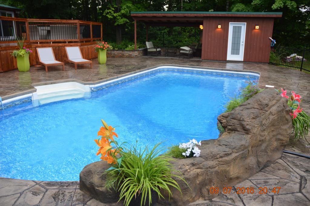 Lecomte De La Fontaine Villa North Hatley Bagian luar foto